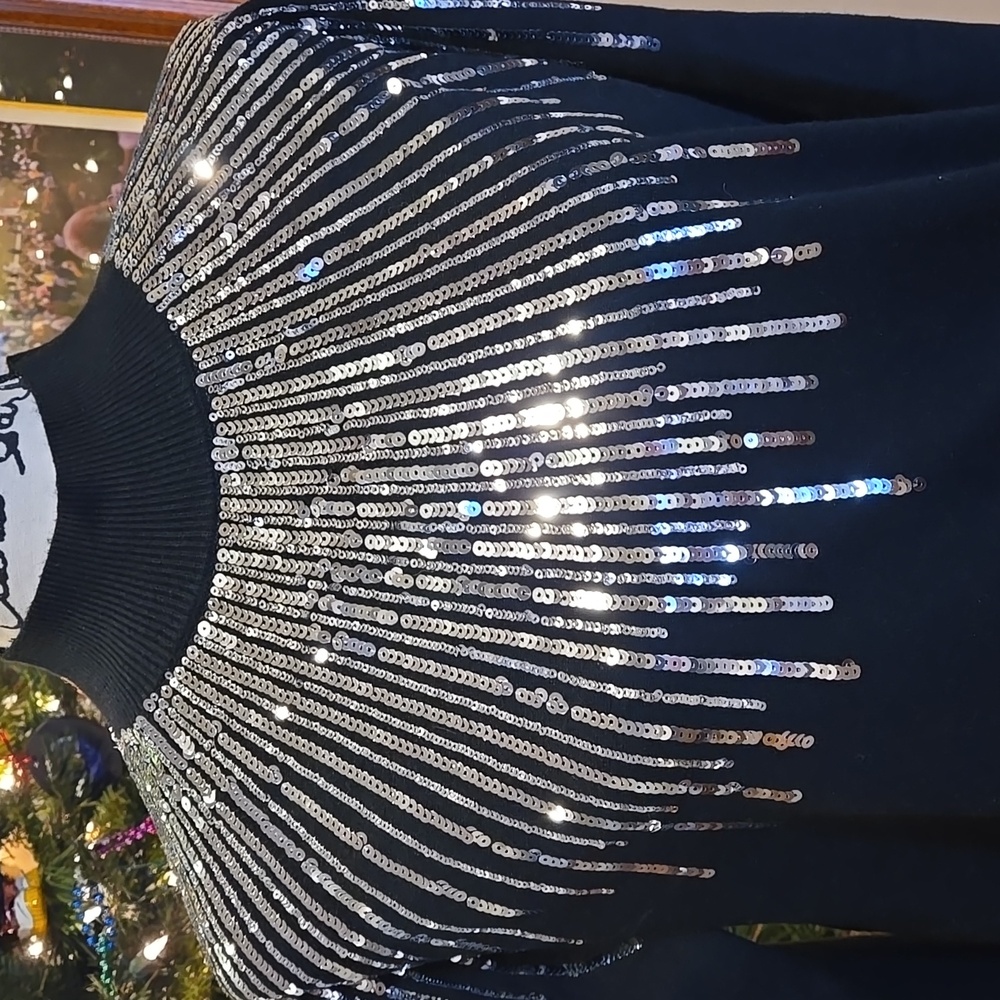 NWT Oliver.o Through Anthropologie Sequin Sweater - Picture 2 of 10